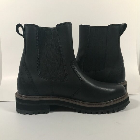 LL Bean Camden Hill Chelsea Black Pull On Boots Womens US 10M UK 8 EU 40.5 - Picture 8 of 16